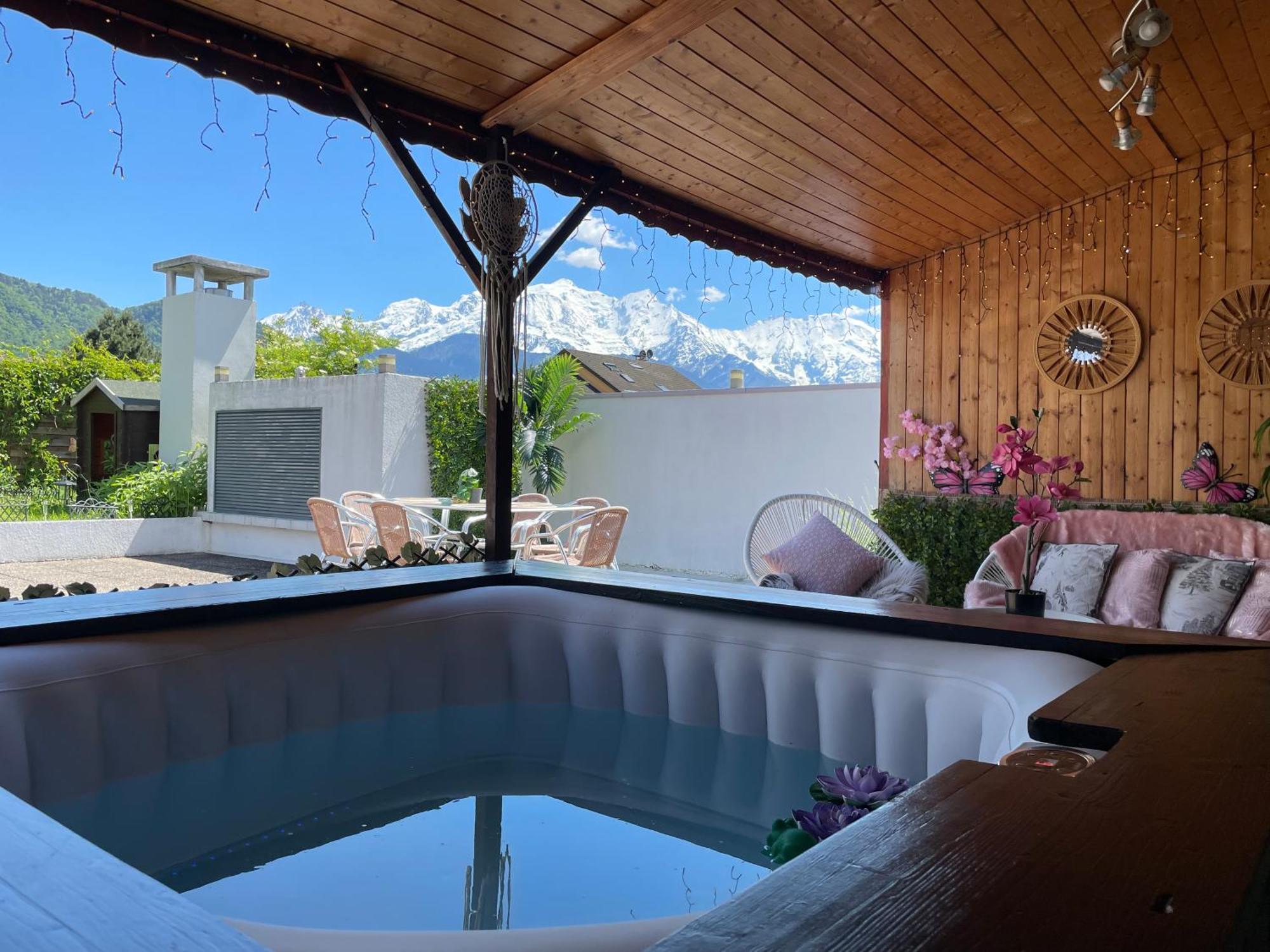 Rooftop 1 - Jacuzzi Prive Au Pied Du Monte-Blanco Салланш Экстерьер фото